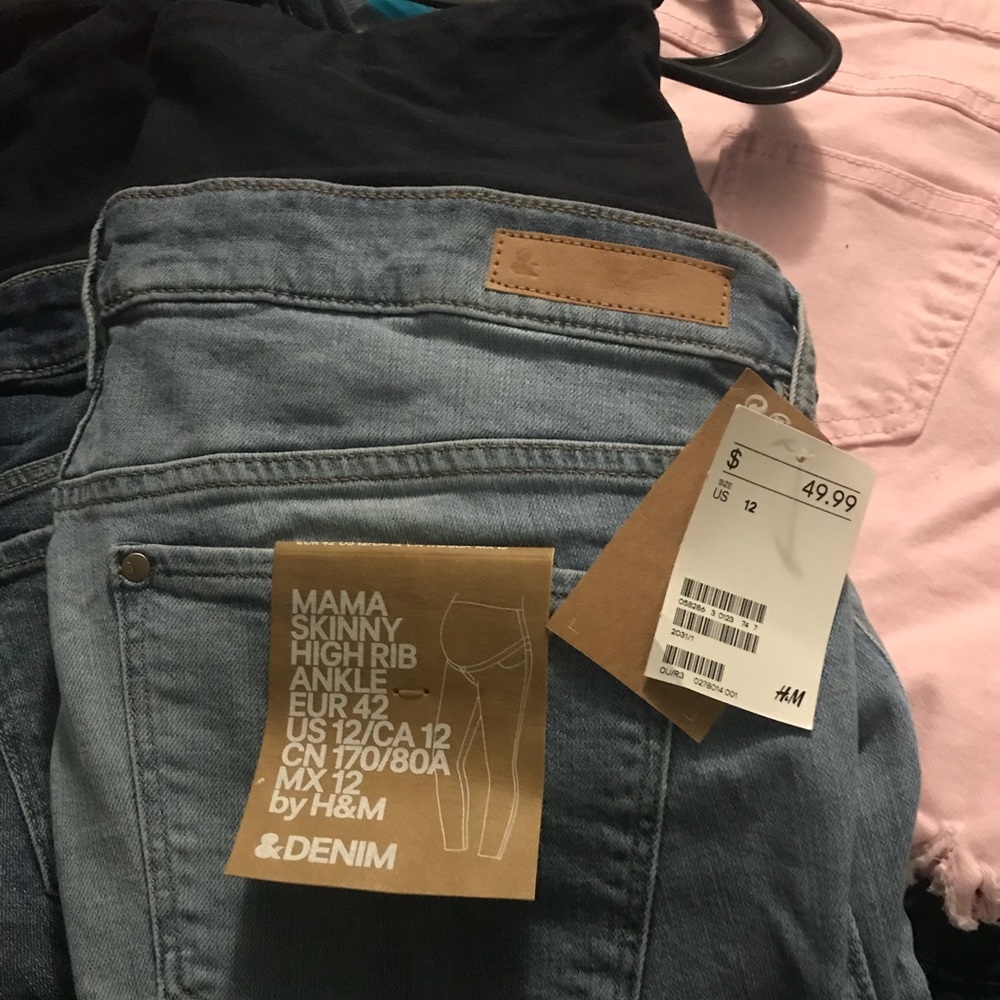 Maternity jeans (2 pair) l